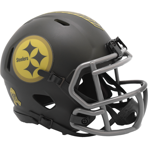 Pittsburgh Steelers NFL Salute to Service Version 4 Riddell Mini Speed Football Helmet