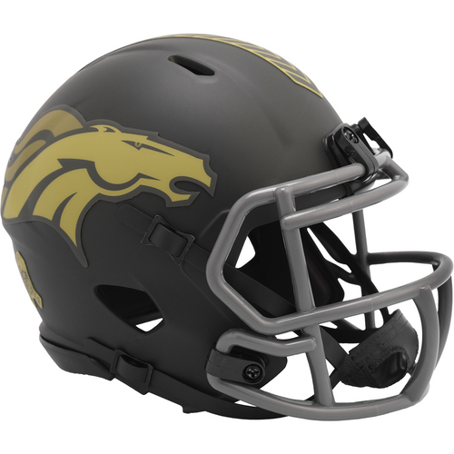 Denver Broncos NFL Salute to Service Version 4 Riddell Mini Speed Football Helmet