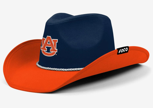 Auburn Tigers NCAA Two Tone Cowboy Hat Size 7 3/8