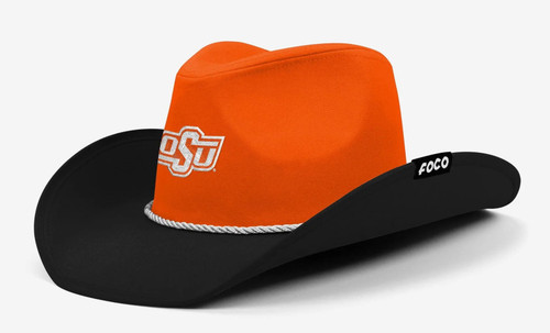Oklahoma State Cowboys NCAA Two Tone Cowboy Hat Size 7 3/8