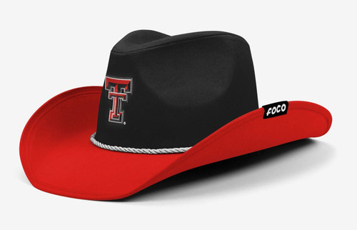 Texas Tech Red Raiders NCAA Two Tone Cowboy Hat Size 7 3/8