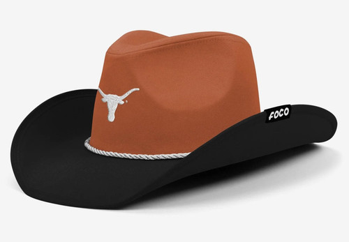 Texas Longhorns NCAA Two Tone Cowboy Hat Size 7 3/8