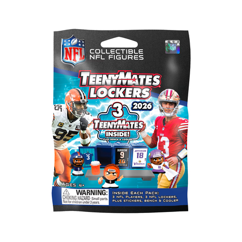 NFL TeenyMates Locker Room Set 2026 Series 14