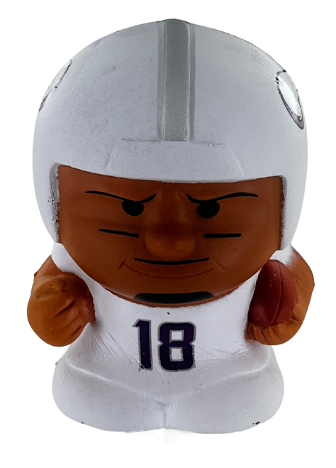 Justin Jefferson Minnesota Vikings #18 Series 5 Color Rush Jersey - Jumbo SqueezyMate NFL Figurine Front Justin Jefferson Minnesota Vikings #18 Series 5 Color Rush Jersey - Jumbo SqueezyMate NFL Figurine Front