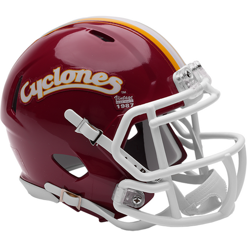 Iowa State Cyclones Red NCAA Revolution SPEED Mini Football Helmet Iowa State Cyclones Red NCAA Revolution SPEED Mini Football Helmet