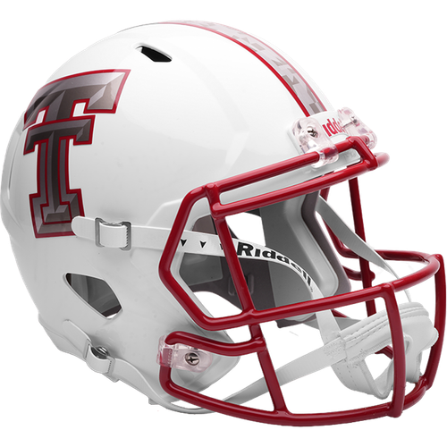 Texas Tech Red Raiders Galvanized White Speed Replica Full Size Football Helmet