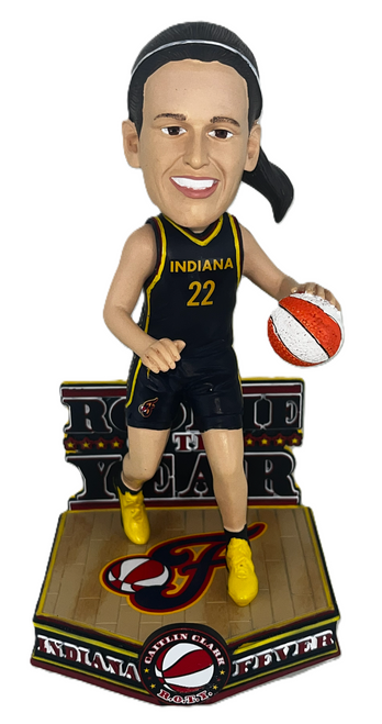 Caitlin Clark Indiana Fever 2024 Rookie of the Year 8" Bobblehead Bobble Head Doll