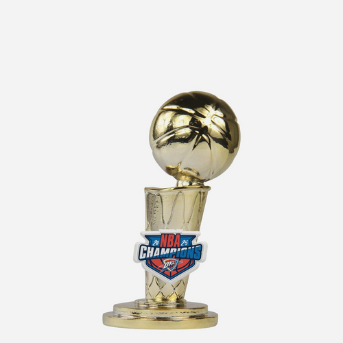 Oklahoma City Thunder 2025 NBA Champions Trophy Paperweight 5 inches tall