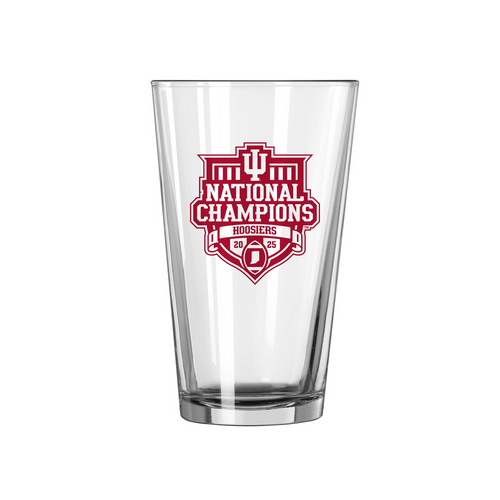 Indiana Hoosiers CFP College Football NCAA National Champions 16 oz. Pint Beer Glass