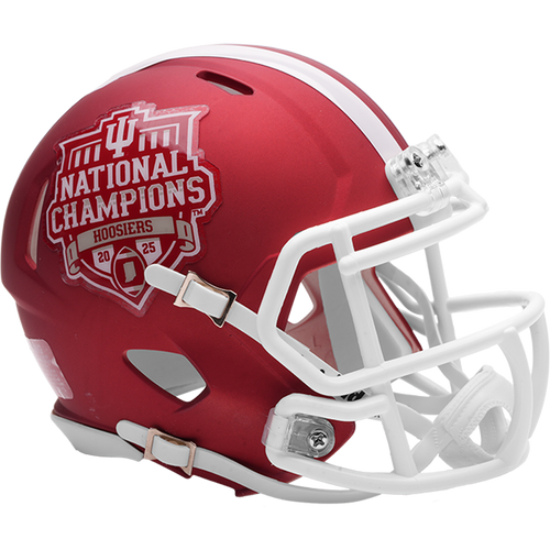 Indiana Hoosiers College Football Playoff 2025 National Champions Revolution SPEED Mini Football Helmet