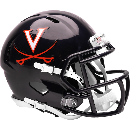 Virginia Cavaliers Navy V-Saber NCAA Riddell Speed Mini Football Helmet
