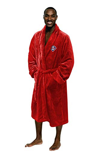 MLB Philadelphia Phillies Silk Touch Bath Robe - Men's Large/X-Large