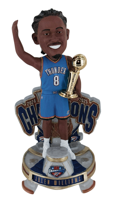 Jalen Williams Oklahoma City Thunder 2025 NBA Champions Celebration Bobblehead Bobble Head Doll