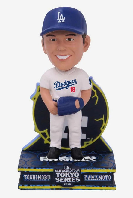 Los Angeles Dodgers Yoshinobu Yamamoto Tokyo Series Mini Bighead Bobblehead Bobble