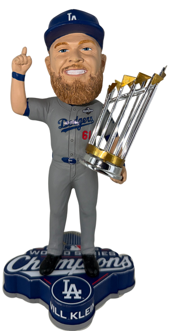 Will Klein Los Angeles Dodgers 2025 World Series Champions 8" Bobblehead Bobble Head Doll
