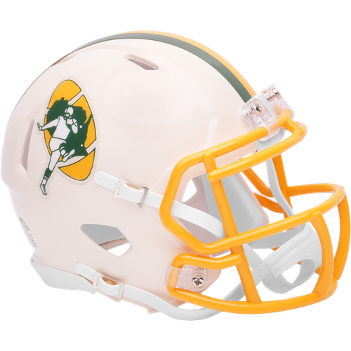 Green Bay Packers 2026 Alternate Retro NFL Riddell Mini Speed Football Helmet