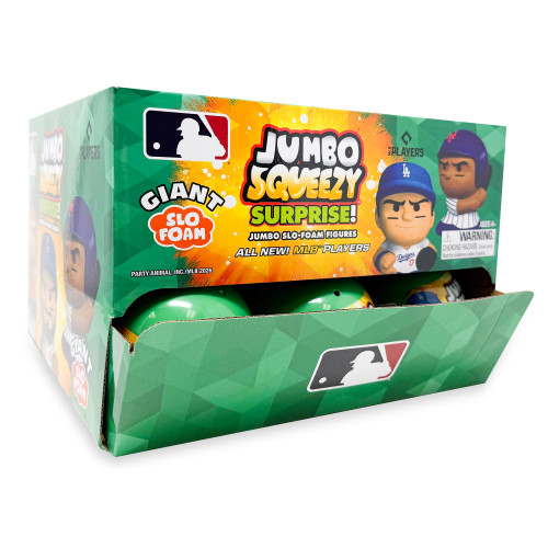 MLB Jumbo Squeezy Squeezymates Capsule Display Box - 18 Capsules - Series 6 Baseball 2026