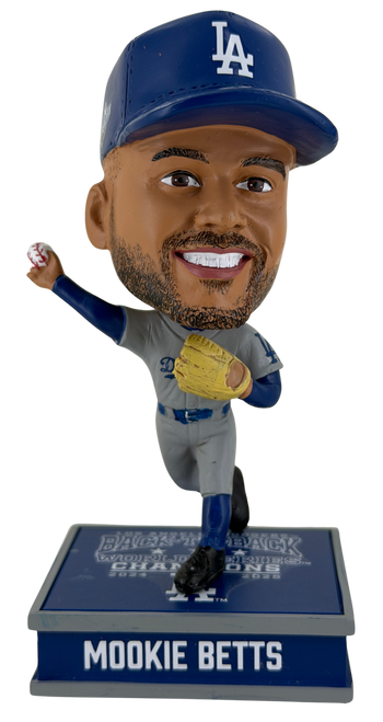 Los Angeles Dodgers Mookie Betts 2025 World Series Mini Bighead Bobblehead Bobble