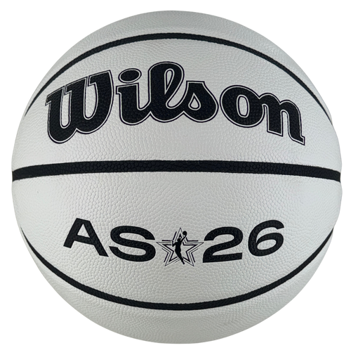 2026 WNBA All-Star Game All White Panel Collector Basketball - Size 6 - 28.5"