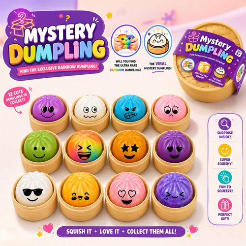 Premium Emoji Squishy Mystery Dumplings - New May 2026 Version Image