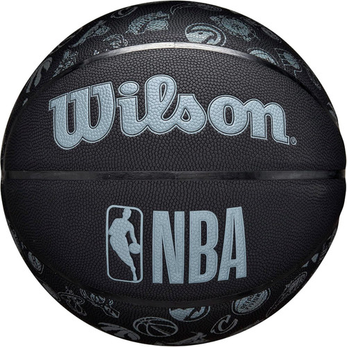 NBA All Team Matte Black Indoor / Outdoor Basketball - Size 7, 29.5"