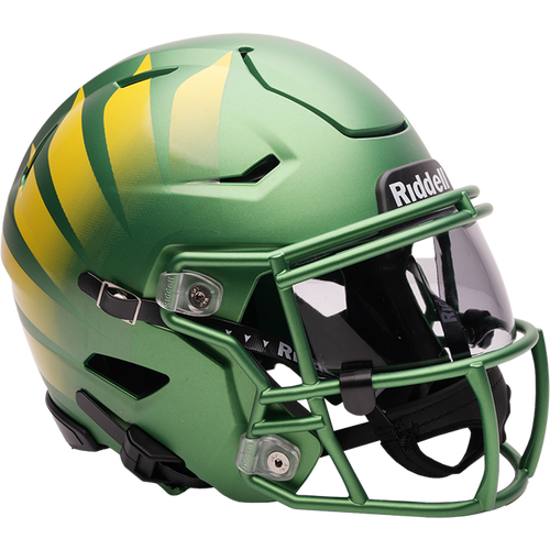 Oregon Ducks Green Wing NCAA Riddell Mid Size SpeedFlex Football Helmet