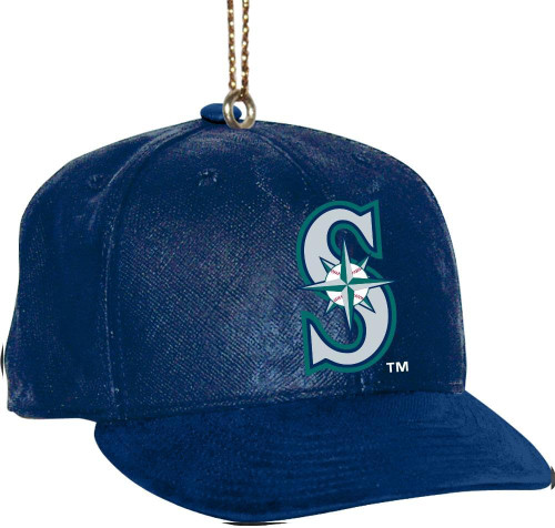 Seattle Mariners Team Baseball Cap Christmas Tree Ornament