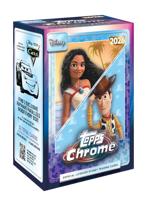 2026 Topps Disney Chrome Hobby Box - Brand New Factory Sealed