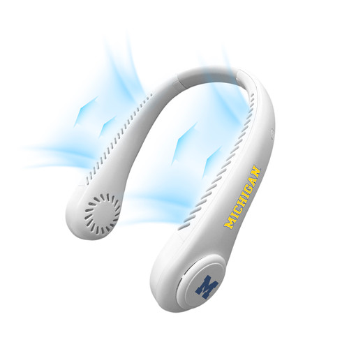 Michigan Wolverines NCAA Portable Bladeless Airflow Neck Fan