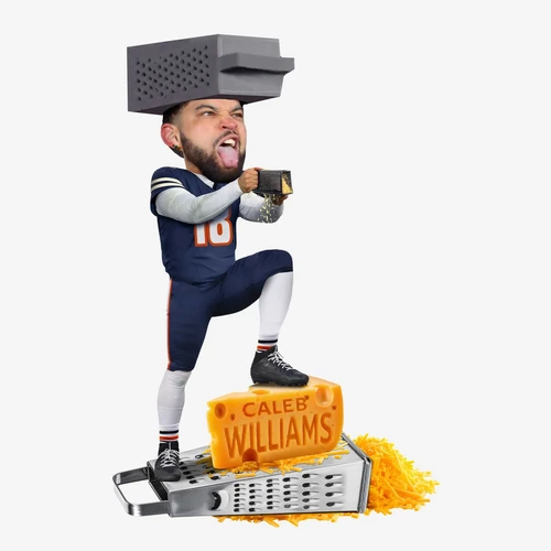 Caleb Williams Chicago Bears Cheese Grater 8" Bobblehead Bobble Head Doll