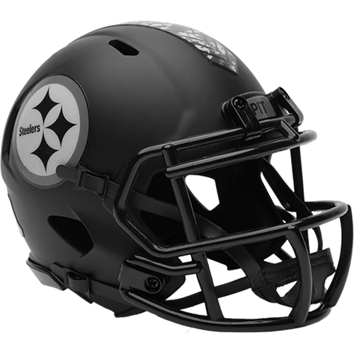 Pittsburgh Steelers NFL Salute to Service Version 5 Black Riddell Mini Speed Football Helmet