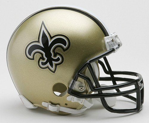 New Orleans Saints Riddell Mini Helmet