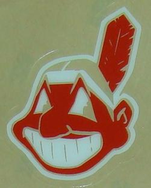 CLEVELAND CHIEF WAHOO FULL SIZE HELMET 3M STICKER DECAL