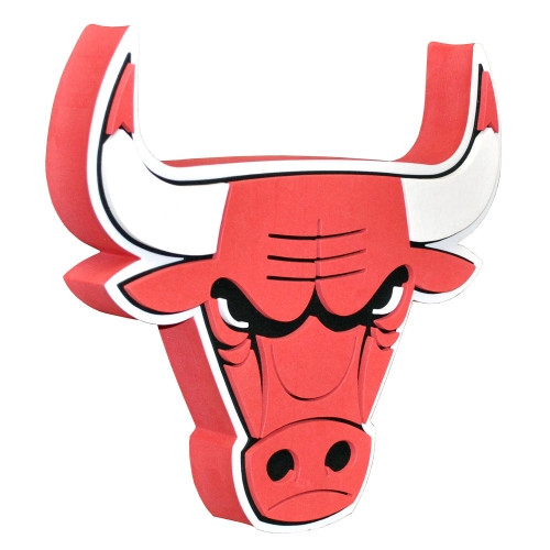 Chicago Bulls 3D Fan Foam Logo Sign