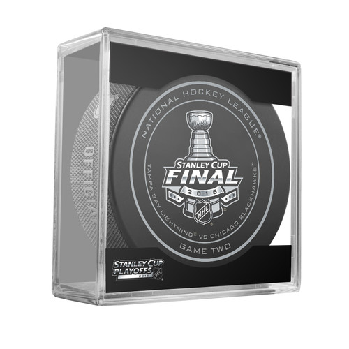 2015 NHL Stanley Cup Finals Playoff Sherwood Official Game Puck - Game 2 (Two)