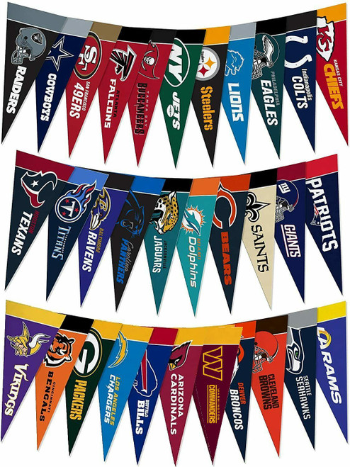 NFL Mini Pennant Set (all 32 Teams)