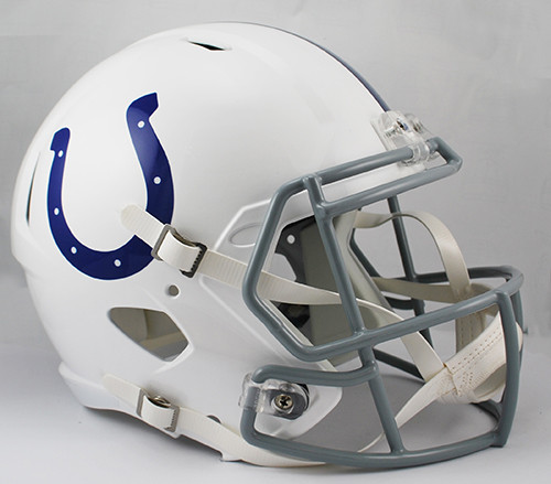 Indianapolis Colts 2004 to 2019 SPEED Riddell Full Size Replica Football Helmet
