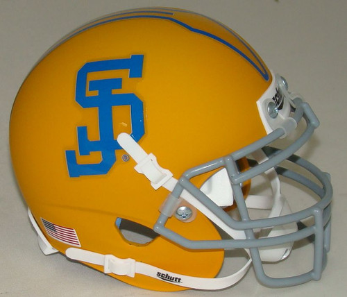 San Jose State Spartans Alternate Gold Schutt Mini Authentic Football Helmet