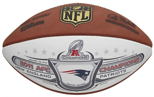Wilson New England Patriots 2011 AFC Conference Champions Football- LIMITED EDITION!