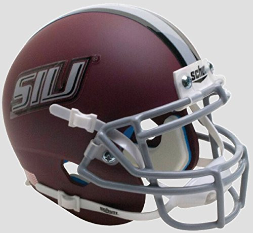 Southern Illinois Salukis Matte Maroon Schutt Authentic Mini Football Helmet
