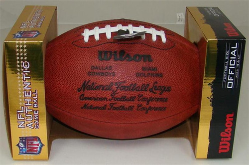 NFL Official 2020 Authentic Leather Game Football by Wilson (Signed by  Roger Goodell) Model F1100
