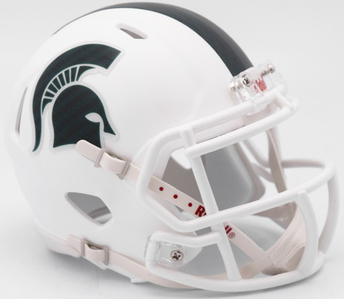 Michigan State Spartans Aternate White Revolution SPEED Mini Helmet
