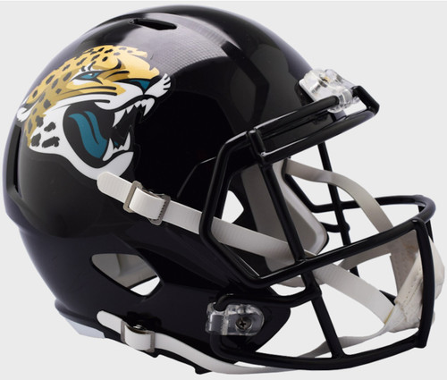 Jacksonville Jaguars NEW 2018 Logo SPEED Riddell Full Size Replica Helmet