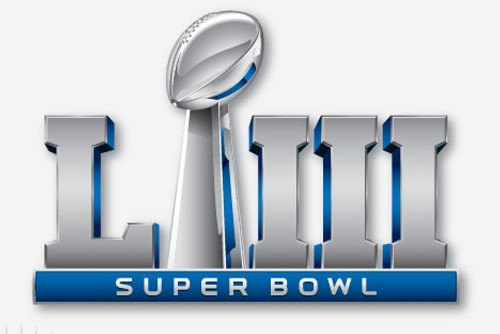 2019 Super Bowl LIII (53) 2" Logo Pin on Pin
