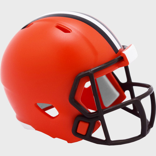 Cleveland Browns 2020 Logo Riddell Mini Revolution Speed Pocket Pro Football Helmet