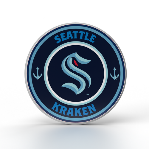Seattle Kraken NHL 3D Fan Foam Logo Sign
