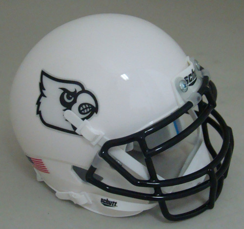 Louisville Cardinals Black Mask Schutt Mini Authentic Football Helmet