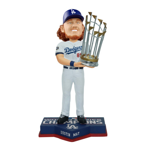 Dustin May Los Angeles Dodgers 2020 World Series Champions 8" Bobblehead Bobble Head Doll