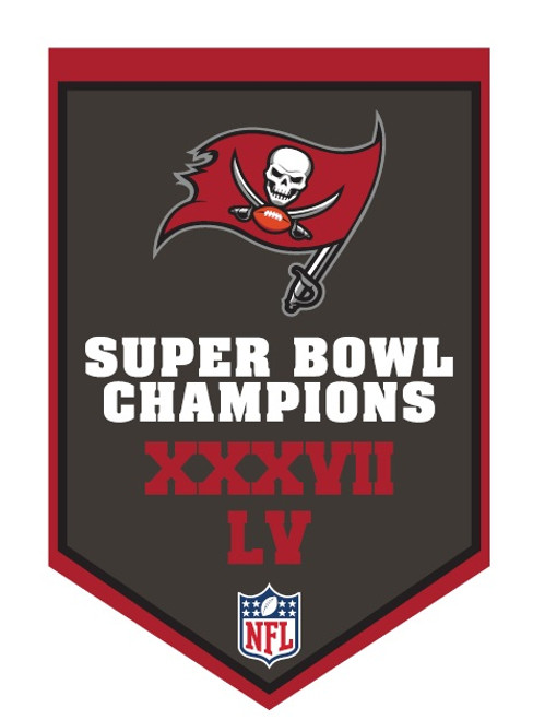 Tampa Bay Buccaneers Super Bowl LV 55 Champions Banner Magnet