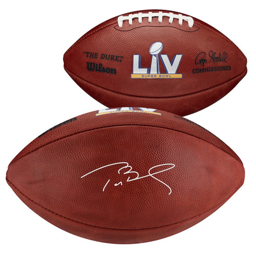 Tom Brady Tampa Bay Buccaneers Autographed Super Bowl LV Pro Football